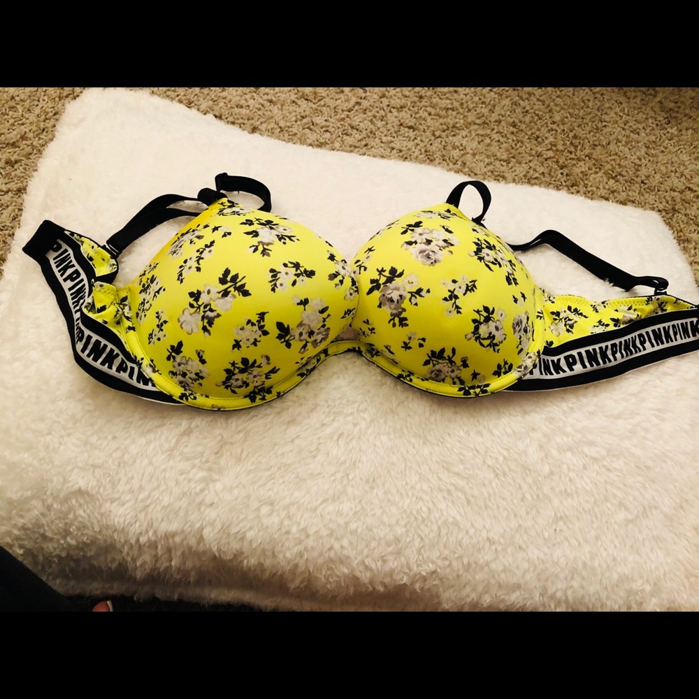 PINK anywhere super push-up bra